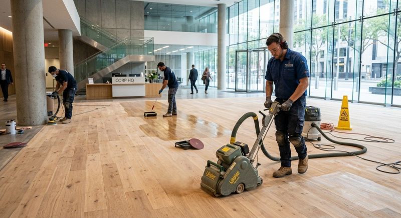 Our team working on Flooring Service projects in Hunterdon County, NJ