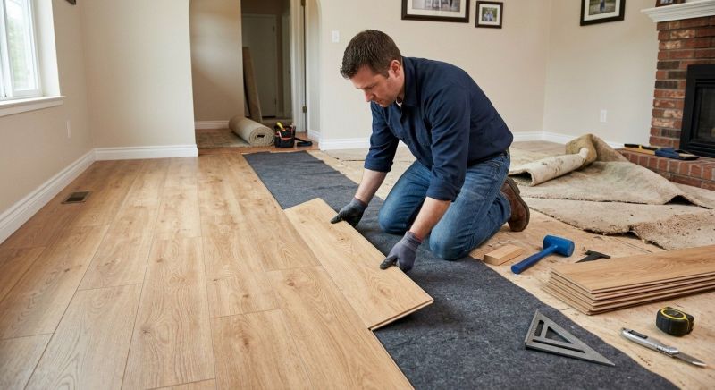 Laminate Floor Remodeling in Hunterdon County, NJ
