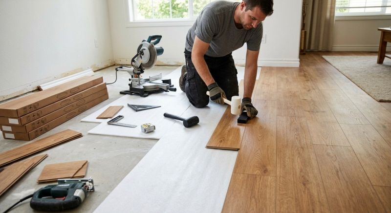 Laminate Floor Replacement in Easton, PA