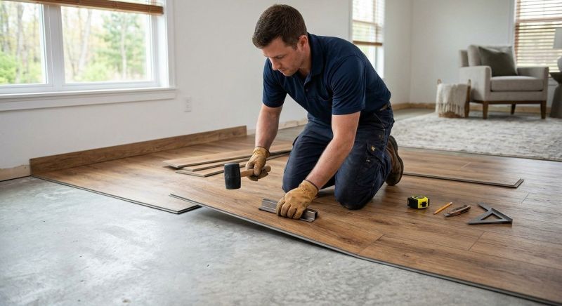 Luxury Vinyl Tile Installation in Mendham, NJ