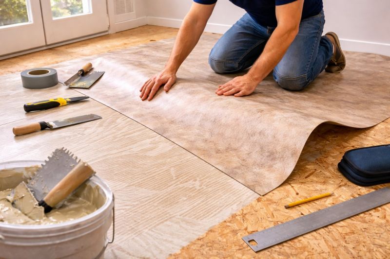 Sheet Flooring Installation in Bedminster, NJ