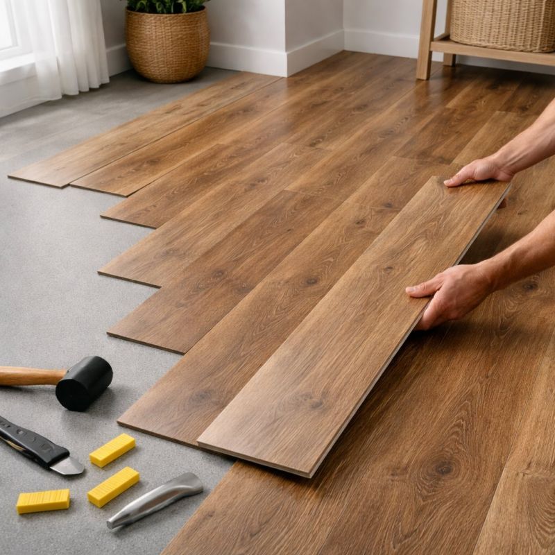 Vinyl Plank Floor Installation in Hunterdon County, NJ