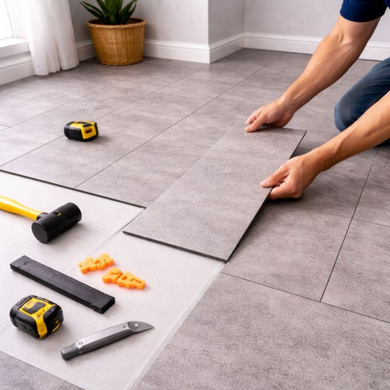 Vinyl Tile Installation in Hunterdon County, NJ
