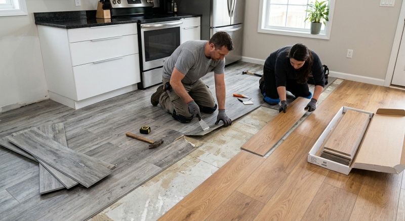 Vinyl Tile Replacement in Hunterdon County, NJ